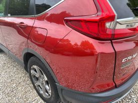 2019 HONDA CR-V SUV 4-CYL, TURBO, 1.5 LITER EX-L SPORT UTILITY 4D at T&T Repairables - used car dealership in Spencer, Indiana.