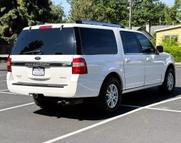 2016 FORD EXPEDITION EL SUV WHITE PLATINUM CLEARCOAT METALLIC AUTOMATIC - Capital City Auto