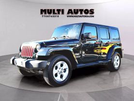 2015 JEEP WRANGLER SUV V6, 3.6 LITER UNLIMITED SAHARA SPORT UTILITY 4D