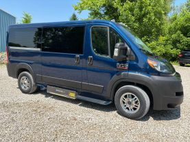 2021 RAM PROMASTER CARGO VAN PASSENGER V6, VVT, 3.6 LITER 1500 LOW ROOF VAN 3D at T&T Repairables - used car dealership in Spencer, Indiana.