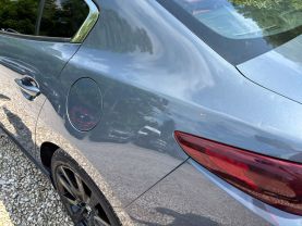 2022 MAZDA MAZDA3 SEDAN 4-CYL, SKYACTIV-G, 2.5 LITER CARBON EDITION SEDAN 4D at T&T Repairables - used car dealership in Spencer, Indiana.