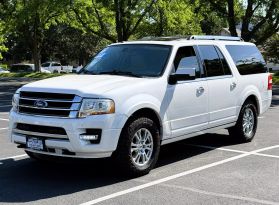 2016 FORD EXPEDITION EL SUV WHITE PLATINUM CLEARCOAT METALLIC AUTOMATIC - Capital City Auto