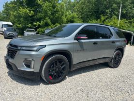 2023 CHEVROLET TRAVERSE SUV V6, 3.6 LITER PREMIER SPORT UTILITY 4D at T&T Repairables - used car dealership in Spencer, Indiana.