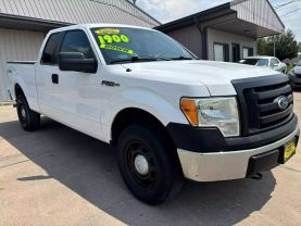 2012 FORD F150 SUPER CAB PICKUP V8, FLEX FUEL, 5.0 LITER XL PICKUP 4D 6 1/2 FT