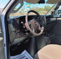 2017 GMC SAVANA 3500 CARGO CARGO V8, FLEX FUEL, 6.0 LITER EXTENDED VAN 3D
