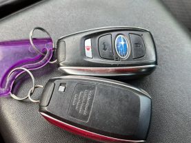 2023 SUBARU FORESTER SUV 4-CYL, 2.5 LITER PREMIUM SPORT UTILITY 4D at T&T Repairables - used car dealership in Spencer, Indiana.