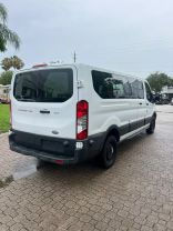 2015 FORD TRANSIT 350 WAGON PASSENGER V6, FLEX FUEL, 3.7 LITER XLT W/LOW ROOF W/60/40 SIDE DOOR VAN 3D