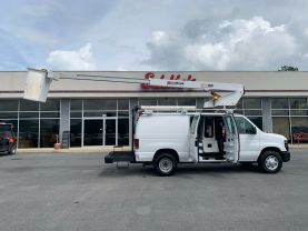 2012 FORD E350 SUPER DUTY 35FT BUCKET VAN SKYVAN UVN35A BUCKET TRUCKS V8, FLEX FUEL, 5.4 LITER VAN 3D - Eddies Auto Sales