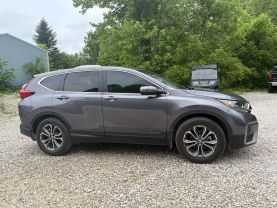 2022 HONDA CR-V SUV 4-CYL, TURBO, 1.5 LITER EX-L SPORT UTILITY 4D at T&T Repairables - used car dealership in Spencer, Indiana.