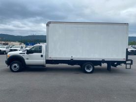 2012 FORD F550 SUPER DUTY REGULAR CAB 18FT BOX TRUCK WITH 2,000 LBS LIFTGATE BOX TRUCKS V8, TURBO DIESEL, 6.7 LITER 165" W.B. 2D - Eddies Auto Sales