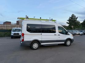 2016 FORD TRANSIT 150 WAGON PASSENGER V6, FLEX FUEL, 3.7 LITER XLT W/MEDIUM ROOF W/SLIDING SIDE DOOR VAN 3D