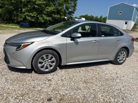 2024 TOYOTA COROLLA HYBRID SEDAN 4-CYL, HYBRID, 1.8 LITER LE SEDAN 4D at T&T Repairables - used car dealership in Spencer, Indiana.