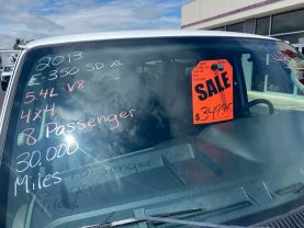 2013 FORD E350 SUPER DUTY 8 PASSENGER VAN PASSENGER VANS V8, 5.4 LITER XLT VAN 3D - Eddies Auto Sales