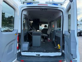 2016 FORD TRANSIT 150 WAGON PASSENGER V6, FLEX FUEL, 3.7 LITER XLT W/MEDIUM ROOF W/SLIDING SIDE DOOR VAN 3D