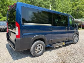2021 RAM PROMASTER CARGO VAN PASSENGER V6, VVT, 3.6 LITER 1500 LOW ROOF VAN 3D at T&T Repairables - used car dealership in Spencer, Indiana.