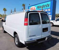 2017 GMC SAVANA 3500 CARGO CARGO V8, FLEX FUEL, 6.0 LITER EXTENDED VAN 3D