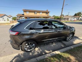 2015 FORD EDGE SUV V6, 3.5 LITER TITANIUM SPORT UTILITY 4D