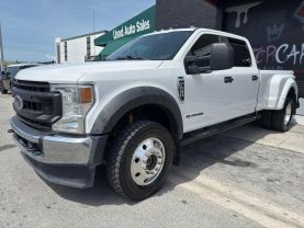 2021 FORD F450 SUPER DUTY CREW CAB PICKUP V8, TURBO DIESEL, 6.7 LITER XL PICKUP 4D 8 FT
