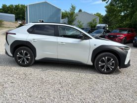 2024 SUBARU SOLTERRA SUV DUAL AC ELECTRIC MOTORS PREMIUM SPORT UTILITY 4D at T&T Repairables - used car dealership in Spencer, Indiana.