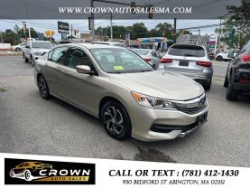 2016 HONDA ACCORD SEDAN 4-CYL, I-VTEC, 2.4 LITER LX SEDAN 4D
