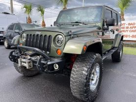 2007 JEEP WRANGLER SUV V6, 3.8 LITER UNLIMITED SAHARA SPORT UTILITY 4D