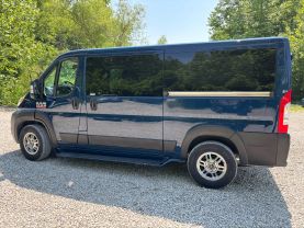 2021 RAM PROMASTER CARGO VAN PASSENGER V6, VVT, 3.6 LITER 1500 LOW ROOF VAN 3D at T&T Repairables - used car dealership in Spencer, Indiana.