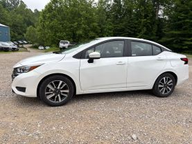 2025 NISSAN VERSA SEDAN 4-CYL, 1.6 LITER SV SEDAN 4D at T&T Repairables - used car dealership in Spencer, Indiana.