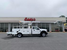 2020 FORD F550 SD 43FT CABLE PLACER BUCKET TRUCK ALTEC AT238P BUCKET TRUCKS V8, TURBO DIESEL, 6.7 LITER XL REG CAB 2D - Eddies Auto Sales
