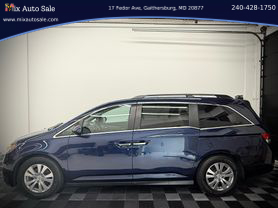 2017 HONDA ODYSSEY VAN V6, I-VTEC, 3.5 LITER EX-L W/DVD RES MINIVAN 4D