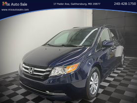 2017 HONDA ODYSSEY VAN V6, I-VTEC, 3.5 LITER EX-L W/DVD RES MINIVAN 4D