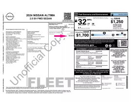 2024 NISSAN ALTIMA SEDAN 4-CYL, 2.5 LITER 2.5 SV SEDAN 4D