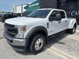2021 FORD F450 SUPER DUTY CREW CAB PICKUP V8, TURBO DIESEL, 6.7 LITER XL PICKUP 4D 8 FT