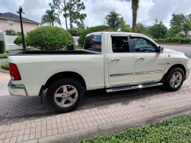 2010 DODGE RAM 1500 QUAD CAB PICKUP V8, HEMI, 5.7 LITER SLT PICKUP 4D 6 1/3 FT