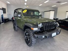 2021 JEEP WRANGLER SUV V6, VVT, 3.6 LITER WILLYS SPORT UTILITY 2D