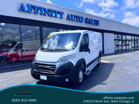 2023 RAM PROMASTER CARGO VAN CARGO V6, VVT, 3.6 LITER 2500 LOW ROOF VAN 3D