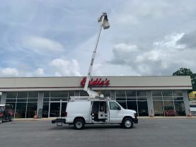 2012 FORD E350 SUPER DUTY 35FT BUCKET VAN SKYVAN UVN35A BUCKET TRUCKS V8, FLEX FUEL, 5.4 LITER VAN 3D - Eddies Auto Sales