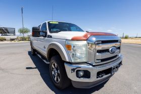 2011 FORD F250 SUPER DUTY CREW CAB PICKUP V8, TURBO DIESEL, 6.7L LARIAT PICKUP 4D 6 3/4 FT