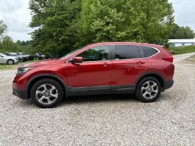 2019 HONDA CR-V SUV 4-CYL, TURBO, 1.5 LITER EX-L SPORT UTILITY 4D at T&T Repairables - used car dealership in Spencer, Indiana.