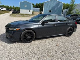 2024 HONDA CIVIC SEDAN 4-CYL, I-VTEC, 2.0 LITER SPORT SEDAN 4D at T&T Repairables - used car dealership in Spencer, Indiana.