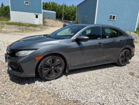 2019 HONDA CIVIC HATCHBACK 4-CYL, PZEV, TURBO, 1.5 LITER EX HATCHBACK 4D at T&T Repairables - used car dealership in Spencer, Indiana.