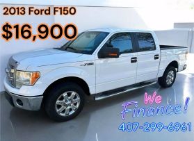 2013 FORD F150 SUPERCREW CAB PICKUP V6, FLEX FUEL, 3.7 LITER XLT PICKUP 4D 5 1/2 FT