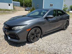 2019 HONDA CIVIC HATCHBACK 4-CYL, PZEV, TURBO, 1.5 LITER EX HATCHBACK 4D at T&T Repairables - used car dealership in Spencer, Indiana.