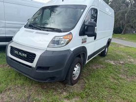 2020 RAM PROMASTER CARGO VAN CARGO V6, VVT, 3.6 LITER 1500 HIGH ROOF VAN 3D