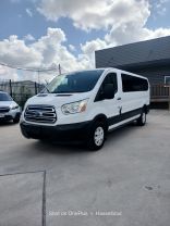 2015 FORD TRANSIT 350 WAGON PASSENGER V6, FLEX FUEL, 3.7 LITER XLT W/LOW ROOF W/60/40 SIDE DOOR VAN 3D at Motors On Wheels - used car dealership in Houston, Texas.