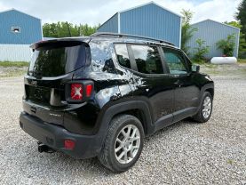 2019 JEEP RENEGADE SUV 4-CYL, ZERO EVAP M-AIR, 2.4 LITER SPORT SUV 4D at T&T Repairables - used car dealership in Spencer, Indiana.