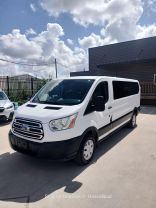 2015 FORD TRANSIT 350 WAGON PASSENGER V6, FLEX FUEL, 3.7 LITER XLT W/LOW ROOF W/60/40 SIDE DOOR VAN 3D at Motors On Wheels - used car dealership in Houston, Texas.