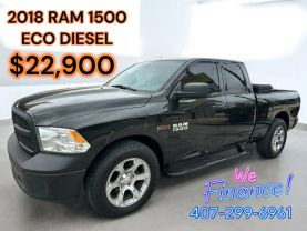 2018 RAM 1500 QUAD CAB PICKUP V6, TURBO ECODIESEL, 3.0L TRADESMAN PICKUP 4D 6 1/3 FT