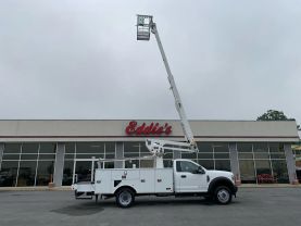 2020 FORD F550 SD 43FT CABLE PLACER BUCKET TRUCK ALTEC AT238P BUCKET TRUCKS V8, TURBO DIESEL, 6.7 LITER XL REG CAB 2D - Eddies Auto Sales