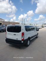2015 FORD TRANSIT 350 WAGON PASSENGER V6, FLEX FUEL, 3.7 LITER XLT W/LOW ROOF W/60/40 SIDE DOOR VAN 3D at Motors On Wheels - used car dealership in Houston, Texas.