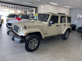 2017 JEEP WRANGLER UNLIMITED SUV V6, 3.6 LITER RUBICON SPORT UTILITY 4D